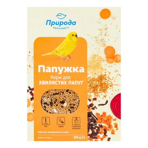 Корм Папужка 500 г Йод+колор New