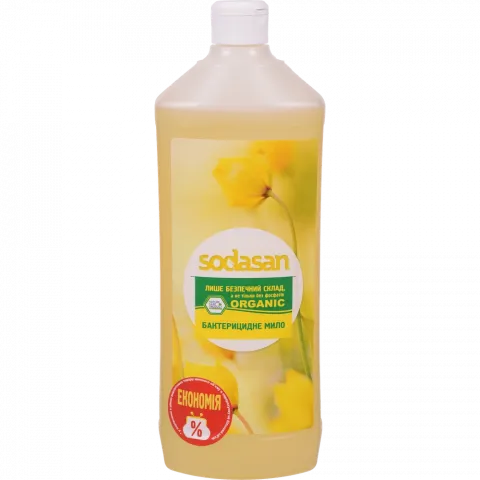 Мило рідке Sodasan 1 л органіч. Citrus-Olive бактерицидне