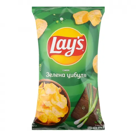 Чипси Lays 120 г молода зелена цибуля