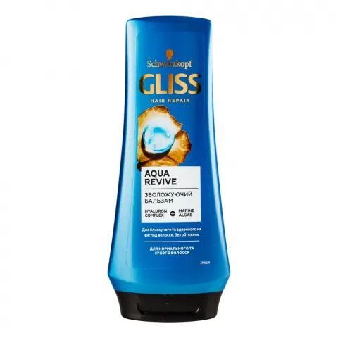 Бальзам д/волосся Gliss 200 мл Aqua Revive д/сухого, нормал. волосся