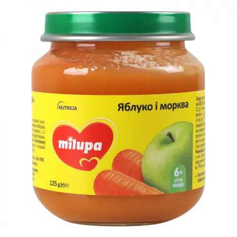 Пюре Milupa 125 г Яблуко та морква