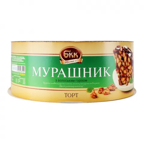 Торт БКК 700 г Мурашник з волоським горіхом