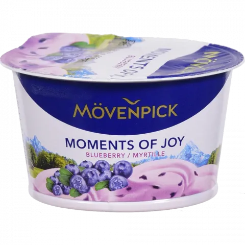 Йогурт Movenpick Premium Moments 100 г стак. 5 Чорниця