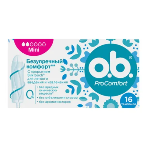 Тампони OB 16 шт. Pro Comfort мини