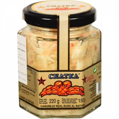 Конс Chatka 220 г м`ясо королівського краба (100) скло (Іспанія) И658