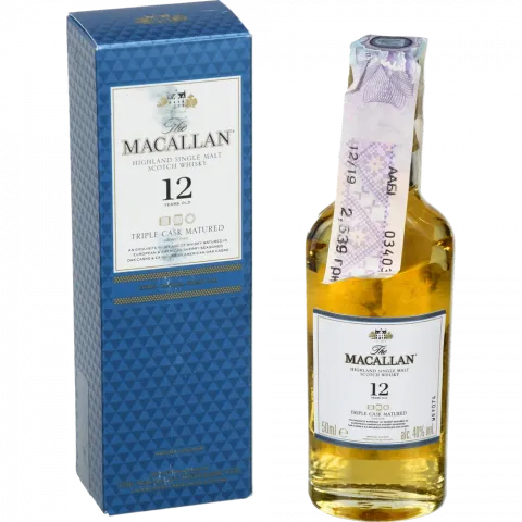 Віскі The Macallan 0,05 л Тріпл каск 12 років міні