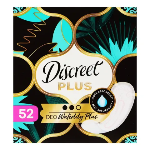 Прокладки щоден. Discreet 52 шт. плюс део Водяна лілія