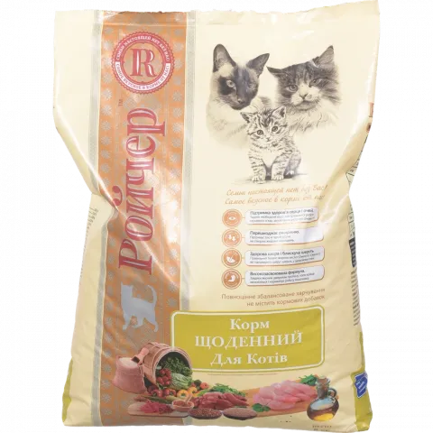 Корм д/котів Ройчер 6 кг сух. Щоденний