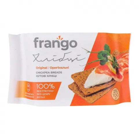 Хлібці Frango 100 г нутові оригінальні