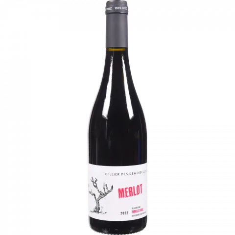 Вино CELLIER DES DEMOISELLES Мерло 0,75 л сух. червон. 15 (Франція)