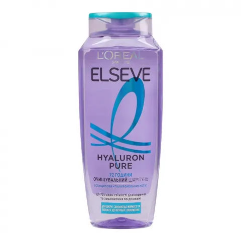 Шампунь Elseve 250 мл Hyaluron Pure очищуюч. д/вол. схильн. до жирн.