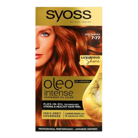 Фарба д/волосся Syoss Oleo Intense 7-77 Яскравий Мідний