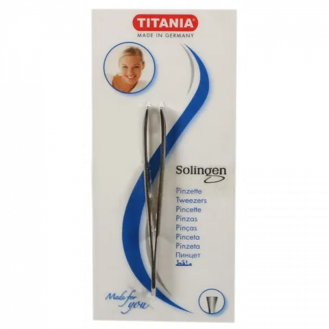 Пінцет Titania прямий 1060/A