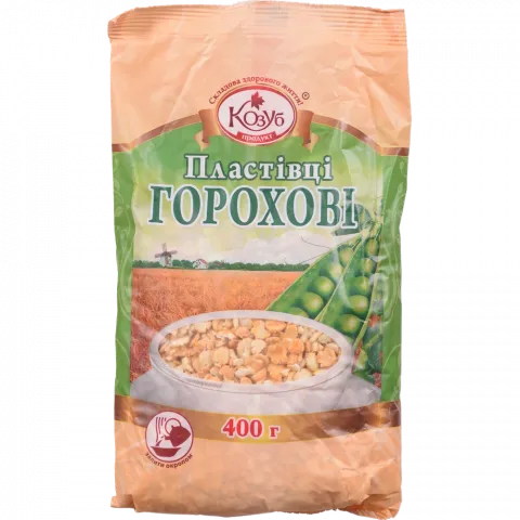 Пластівці Козуб 400 г горохові