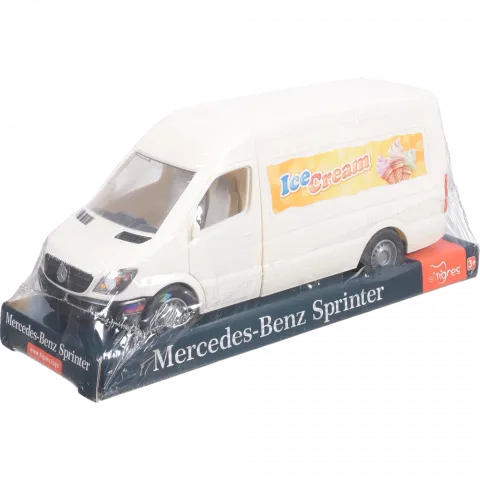Іграшка Автомобіль Tigres Mercedes-Benz Sprinter вантажний білий планш. 39700