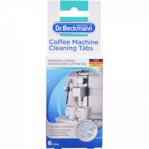 Таблетки BECKMANN 6х1,6 г д/очищення кавових машин