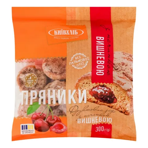 Пряники Київхліб Фруктовий сад 300 г Вишня
