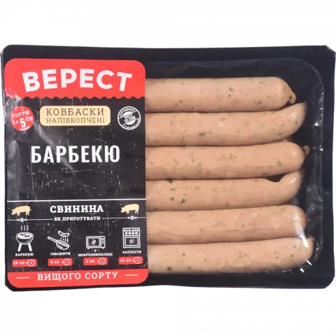 Ковбаски Верест Барбекю в/ґ н/к ваг.