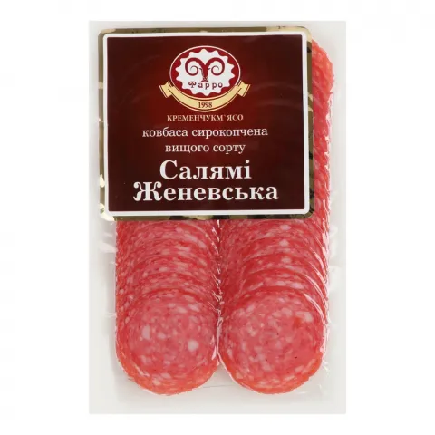Ковб Фарро Салямі Женевська 80 г с/к в/ґ в/у