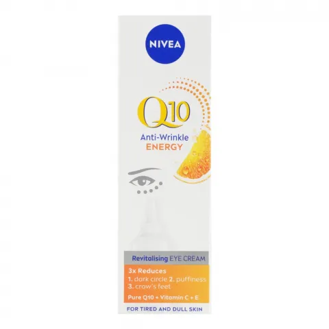 Крем д/шкіри навколо очей Nivea 15 мл Q10 Energy Освіжаючий догляд проти зморщок