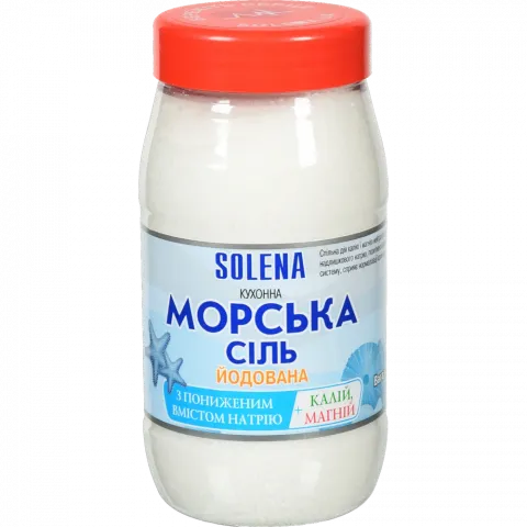 Сіль Solena 700 г з низьким вмістом натрію + калій + магнію
