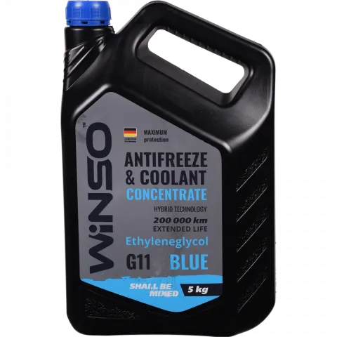 Антифриз концентрат Winso 5 кг Blue G11