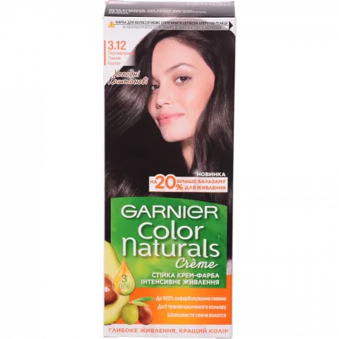 Фарба Garnier Color Naturals 3.12 Перламутровий Темний Каштан