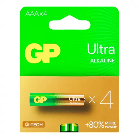 Бат GP LR03 Ultra уп. 4 шт.