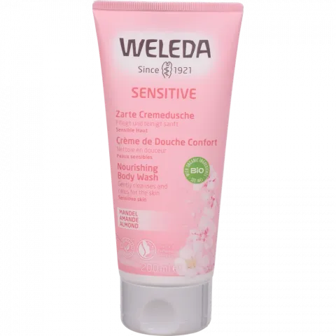 Крем-гель д/душу Weleda 200 мл Мигдальний делікатний
