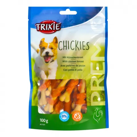 Ласощі д/собак Trixie 100 г Premio Chickies з кальцієм