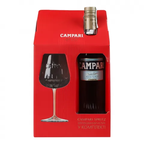Набір Аперитив Campari 0,7 л + келих