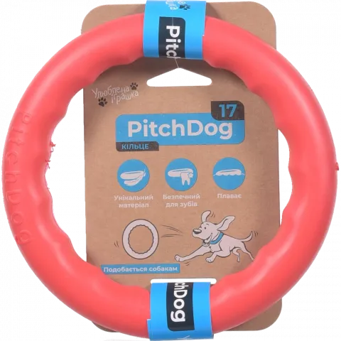 Кільце д/апортировки PitchDog 17 см рожеве