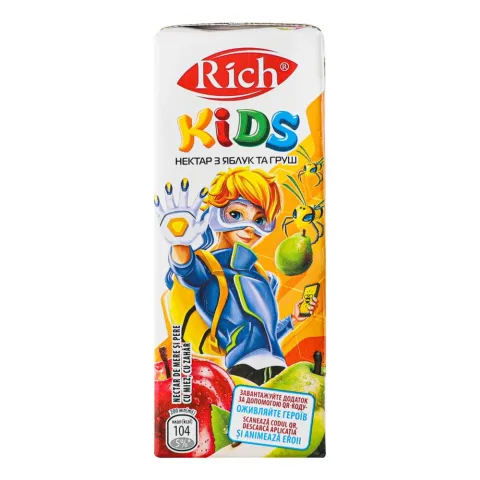 Нектар Річ Kids 0,2 л Яблуко-груша