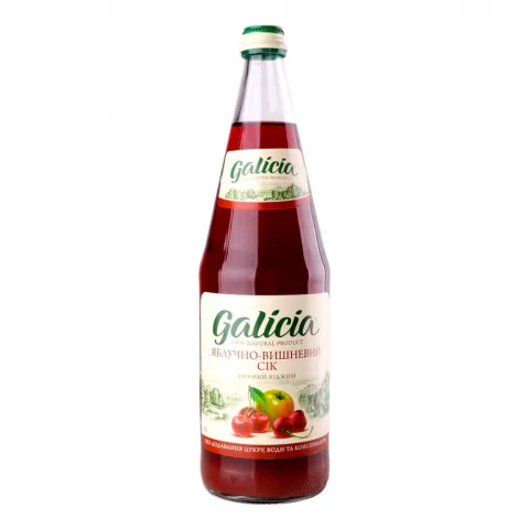 Сік Galicia 1 л скл. яблучно-вишневий