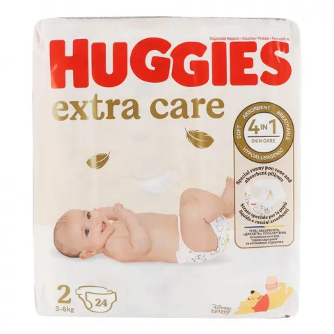 Підг. Huggies 24 шт. Extra Care 2 (3-6 кг)