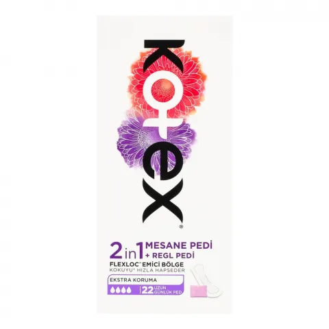 Прокладки щоден. Kotex 22 шт. 2в1 Extra Protect
