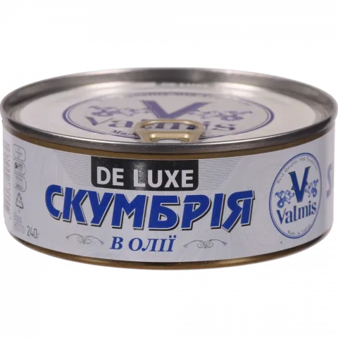 Конс Скумбрія Valmis 240 г ключ натур. в/о