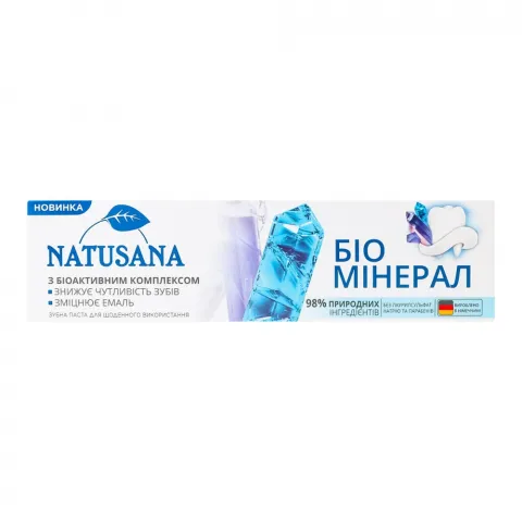 Зуб. паста Natusana 100 мл Біо Мінерал