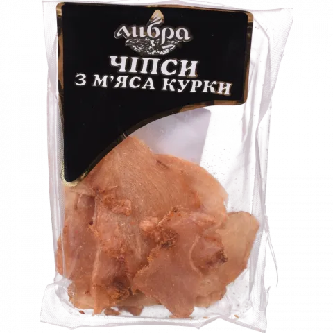 Чіпси Лібра із м`яса курки в/ґ ваг.