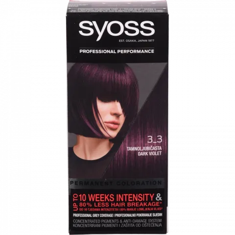 Фарба д/волосся Syoss 3-3 Темно-фіолетовий