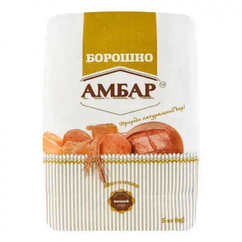 Борошно пшеничне в/ґ Амбар 5 кг