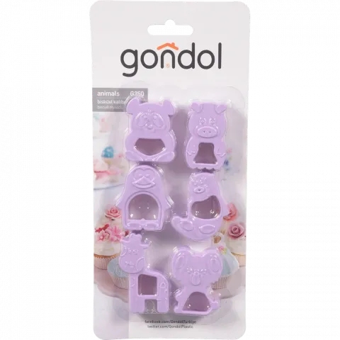 Форми для печива GONDOL 6 шт. тварини арт. G-250 И503