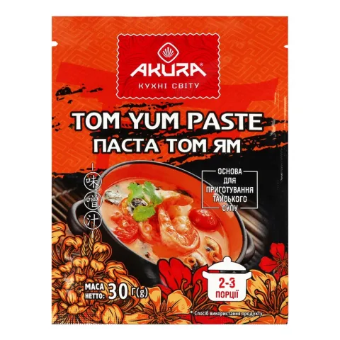 Паста Akura 30 г Том Ям