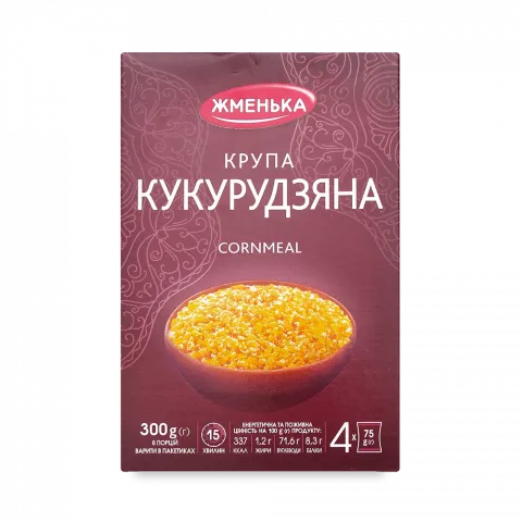 Крупа Жменька Кукурудзяна 300 г карт.