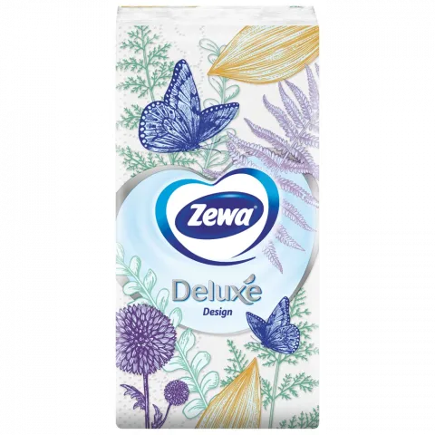 Хустинки нос. Zewa 10 шт. Deluxe Limited Edition
