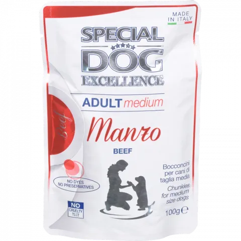 Корм д/собак Monge SDE Dog Medium Adult 100 г яловичина