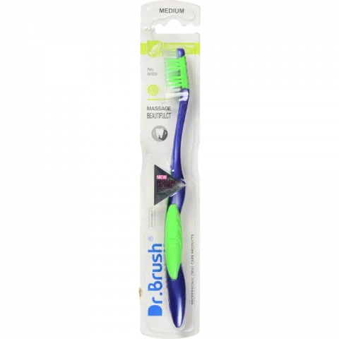Зубна щітка Dr. Brush середня арт. масаж 6009 И090