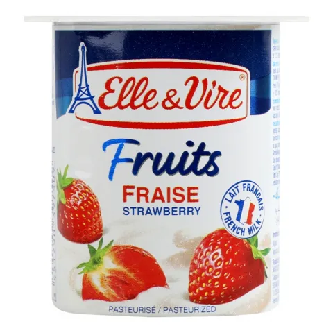 Десерт Elle and Vire 3,4 125 г з полуницею