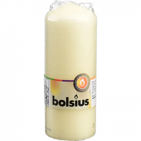 Свіча Bolsius 150/58 1 шт. Кремова, 42 год., арт. 103614600105