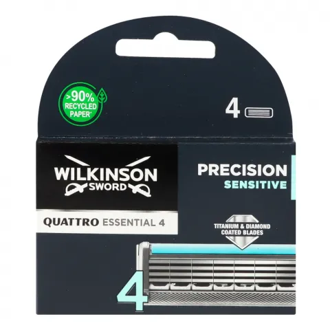 Картридж д/гоління Wilkinson Sword Quattro Titanium Sensitive 4 шт.